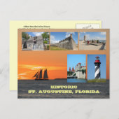 Historic St. Augustine, Florida Briefkaart (Voorkant / Achterkant)