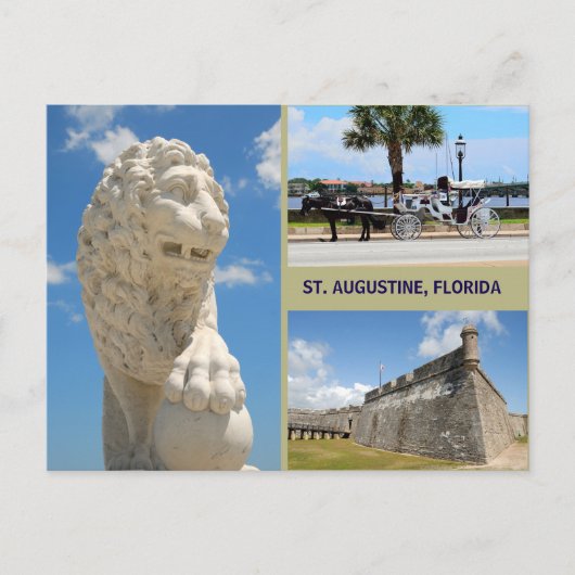 Historic St. Augustine, Florida Feestdagenkaart (Voorkant)