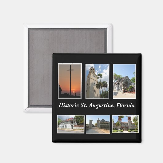 Historic St. Augustine, Florida Magneet (Voorkant / Achterkant)