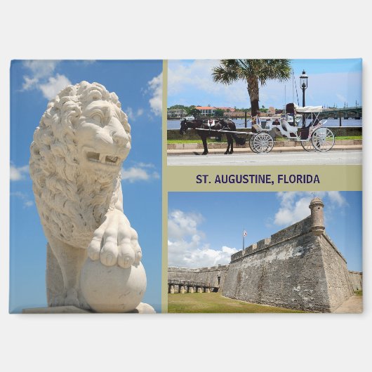 Historic St. Augustine, Florida Magneet (Voorkant)