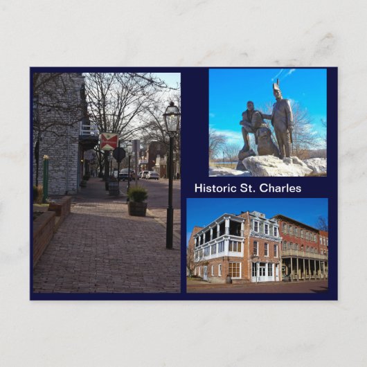 Historic St. Charles Briefkaart (Voorkant)