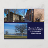 Historic St Charles Missouri Briefkaart (Voorkant)