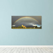 Historic St Ignatius Mission in St Ignatius, 2 Canvas Afdruk (Insitu (Houten vloer))