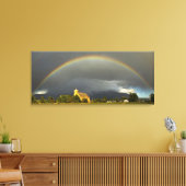 Historic St Ignatius Mission in St Ignatius, 2 Canvas Afdruk (Insitu (Woonkamer))