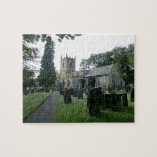 Historic St Lawrence's Church in Eyam, Derbyshire Legpuzzel