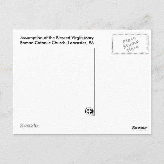 Historic St. Mary's Briefkaart (Achterkant)