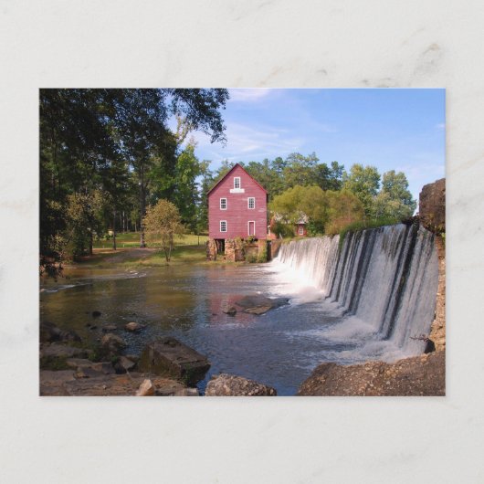 Historic Starr's Mill Briefkaart (Voorkant)