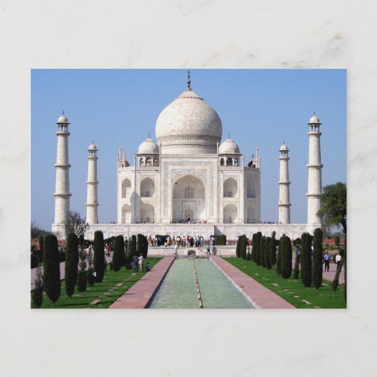 Historic Taj Mahal, Agra, India Briefkaart (Voorkant)