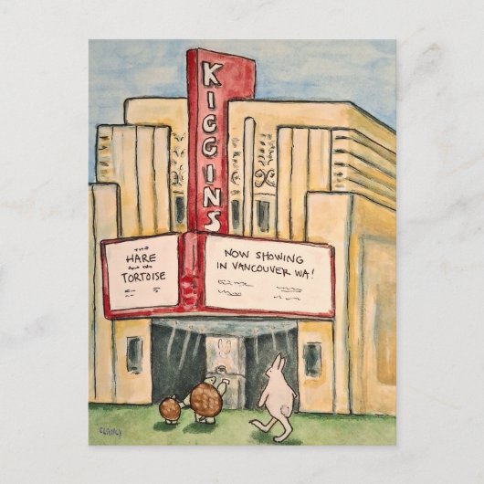 Historic Theater Vancouver WA Briefkaart (Voorkant)