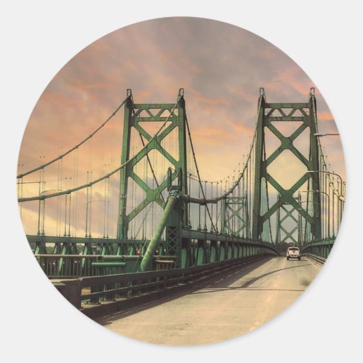 Historic Twin Bridges Stickers (Voorkant)
