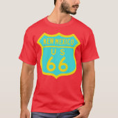 Historic U.S. Route 66: New Mexico T-shirt (Voorkant)