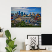 Historic Union Station - Kansas City Canvas Print (Thuiskantoor)