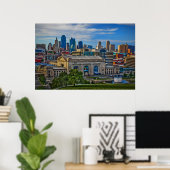 Historic Union Station - Kansas City Poster Print (Thuiskantoor)