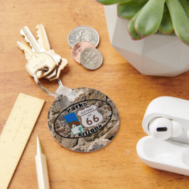 Historic US Route 66~Parks, Arizona Sleutelhanger