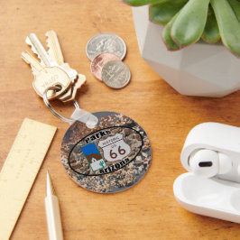 Historic US Route 66~Parks, Arizona Sleutelhanger