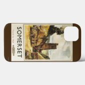 Historic Village Scene British Railway Poster Case-Mate iPhone Case (Achterkant (horizontaal))