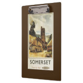 Historic Village Scene British Railway Poster Klembord (Links)