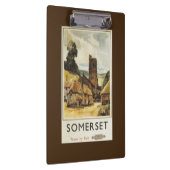 Historic Village Scene British Railway Poster Klembord (Rechts)