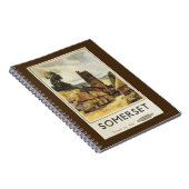 Historic Village Scene British Railway Poster Notitieboek (Rechterzijde)
