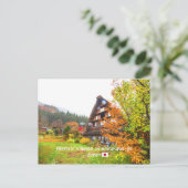 © Historic Villages of Shirakawa-go, Japan Travel Briefkaart (Staand voorkant)