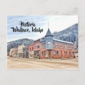Historic Wallace Idaho Briefkaart (Voorkant)