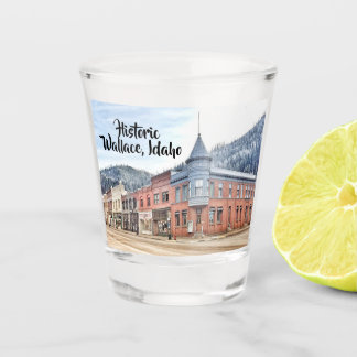 Historic Wallace Idaho Shot Glas