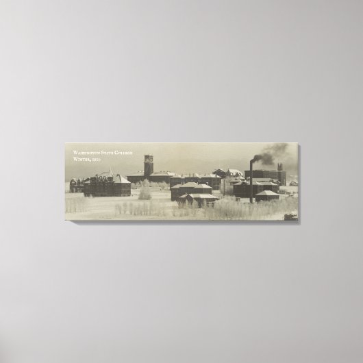 Historic Washington State College (WSU) Canvas Afdruk (Voorkant)
