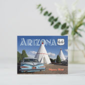Historic Wigwam Motel, Route 66, Arizona Briefkaart (Staand voorkant)