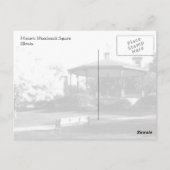 Historic Woodstock Square (briefkaart) Briefkaart (Achterkant)