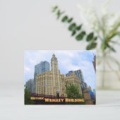 Historic Wrigley Building - Chicago Illinois Briefkaart (Staand voorkant)