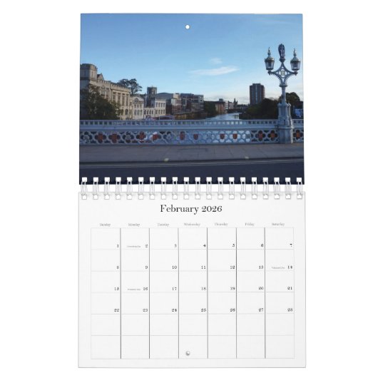 Historic York 2026 calendar Kalender (Feb 2026)