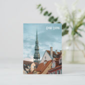 Historical buildings in Old Riga, Latvia Briefkaart (Staand voorkant)
