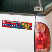 Historical Convert South Carolina Bumper Sticker (Op Truck)