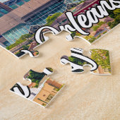 Historical New Orleans, Louisiana, Verenigde State Legpuzzel (Zijkant)