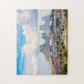 Historical New Orleans, Louisiana, Verenigde State Legpuzzel (Verticaal)