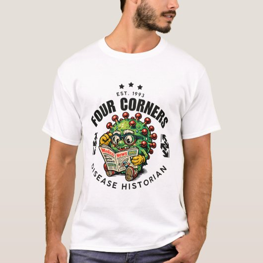 Historicus Four Corners disease T-shirt (Voorkant)