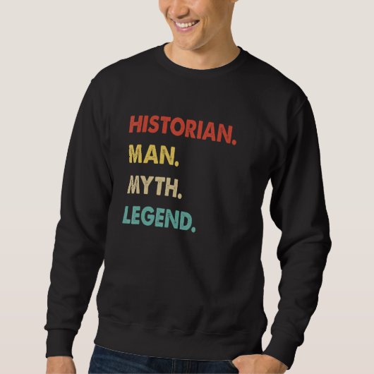 Historicus Man Mythe Legende Trui (Voorkant)
