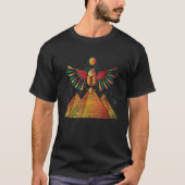 Historicus Trots Egyptisch Tut Ankh Piramide Oud T-shirt (Voorkant)