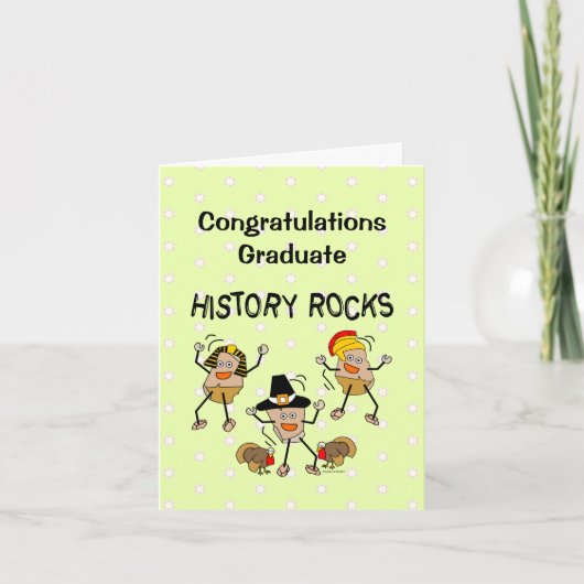 Historie Rocks Bedankkaart (Voorkant)