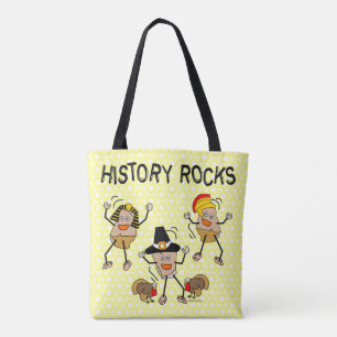 Historie Rocks Tote Bag