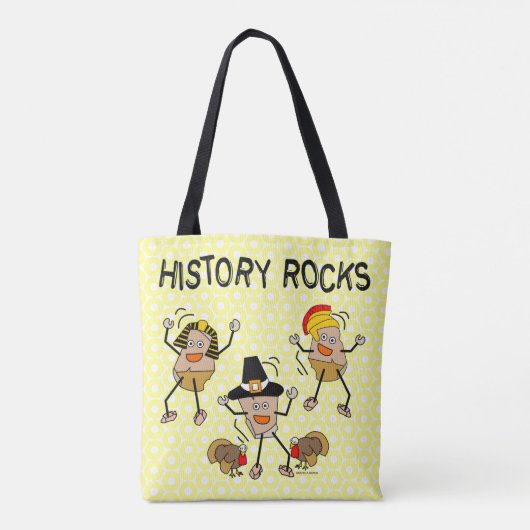 Historie Rocks Tote Bag (Achterkant)