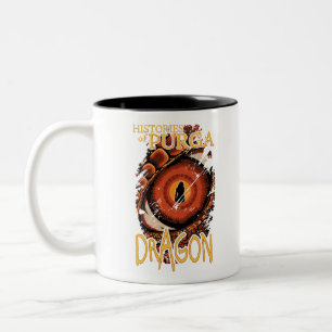 Historie van Purga - Dragon Tweekleurige Koffiemok