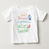 Historiedocent (Future) Baby Baby T-Shirt (Voorkant)