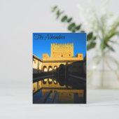 Historisch 14e eeuw Nasrid Palace Briefkaart (Staand voorkant)