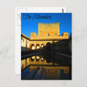 Historisch 14e eeuw Nasrid Palace Briefkaart (Voorkant / Achterkant)