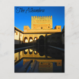 Historisch 14e eeuw Nasrid Palace Briefkaart