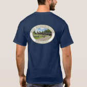 Historisch 18e eeuw Fort Boonesborough in KY T-shirt (Achterkant)