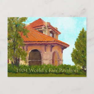 Historisch 1904 World's Fair Pavilion - St Louis Briefkaart