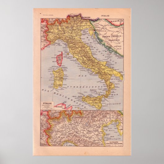  historisch 1920 Italië Poster (Voorkant)