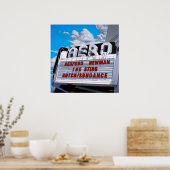 Historisch Aero Theater Afdrukken Poster (Keuken)